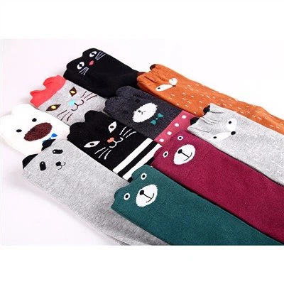 Little Girls Thigh High Cartoon Socks Kid Stockings