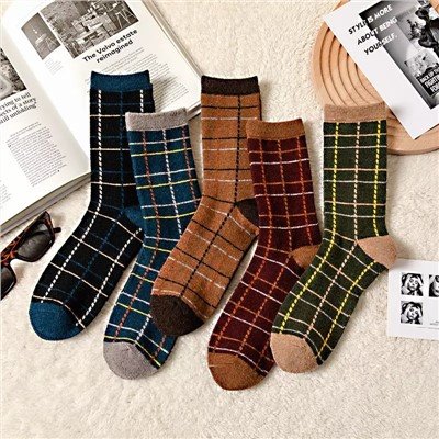 Men Casual Wool Socks